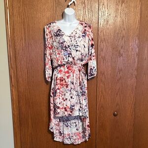 a.n.a Multicolor High-Low Women's Dress